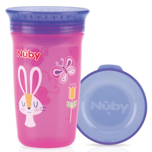 Nuby Tazza per bere 360° Wonder Cup 300 ml - Coniglietto