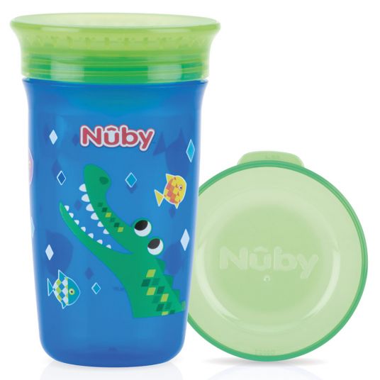 Nuby Drinking cup 360° Wonder Cup 300 ml - crocodile