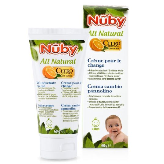 Nuby Wound Protection Cream Citroganix All Natural 60 g