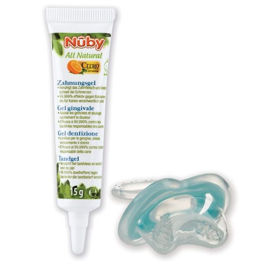 Nuby Tooth Gel Citroganix All Natural + Tooth Aid