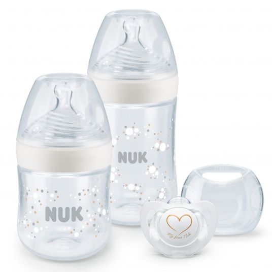 Nuk 3-piece starter set Nature Sense - Temperature Control - White