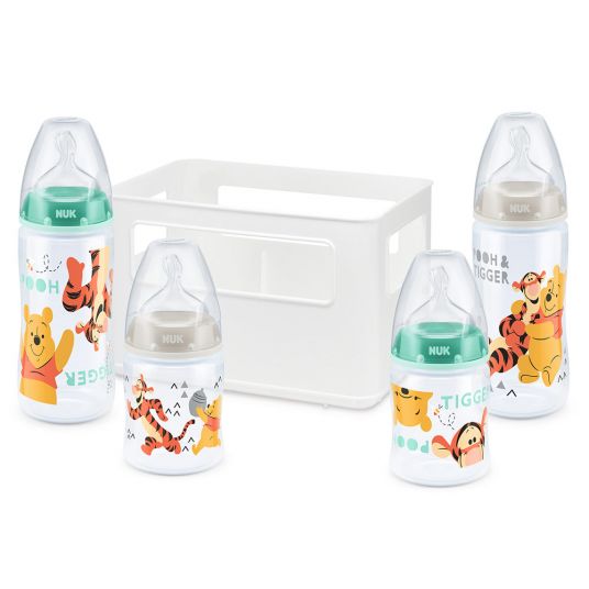 Nuk 5-piece PP bottle set First Choice Plus Silicone - Disney Winnie Pooh