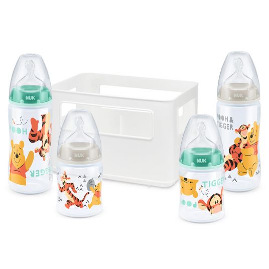 Nuk 5pcs PP Bottle Set First Choice Plus - Silicone - Disney Winnie Pooh