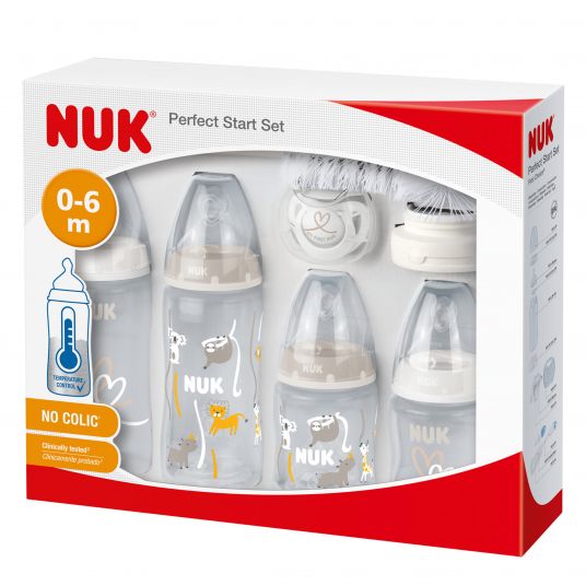 Nuk 9-tlg. Perfect-Start-Set PP First Choice Plus - Temperature Control