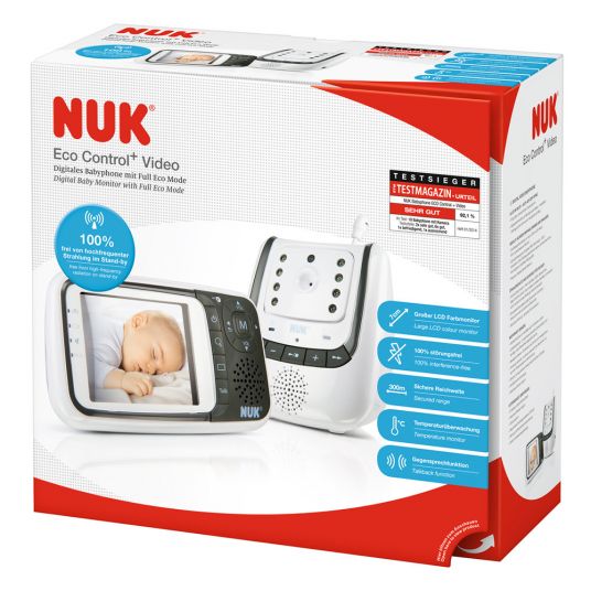 Nuk Baby Monitor Eco Control+ Video