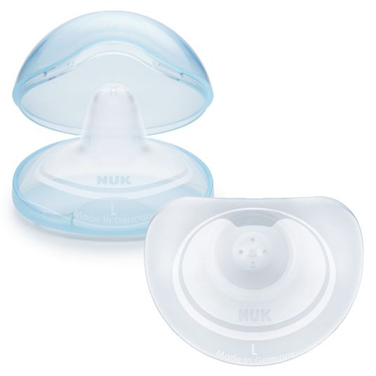 Nuk Breast caps 2-pack with storage box - size L