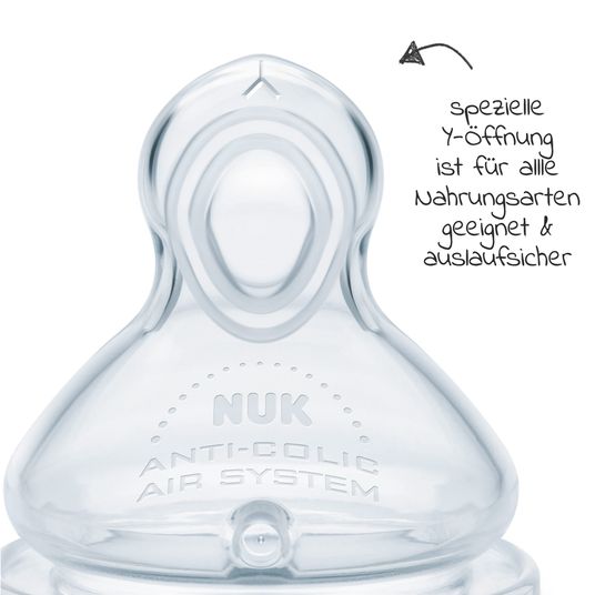 Nuk Dampf-Sterilisator Vario Express + Gratis PP-Flasche First Choice Plus 300 ml Flow Control