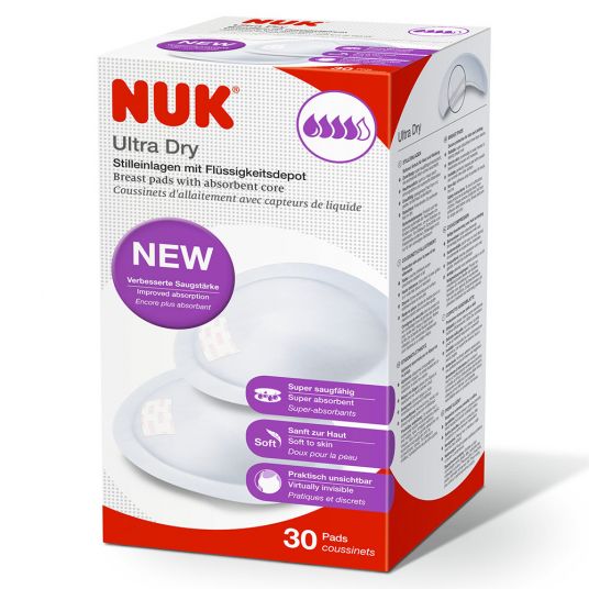 Nuk Disposable nursing pads 30 pack Ultra Dry