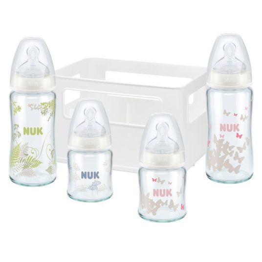 Nuk First Choice glass starter set - 5 pieces silicone