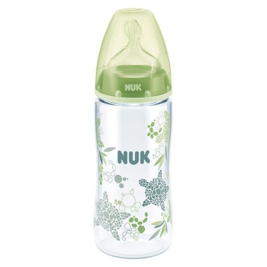 Nuk PA-Flasche First Choice+ 300 ml - Silikon Gr. 2 - Grün