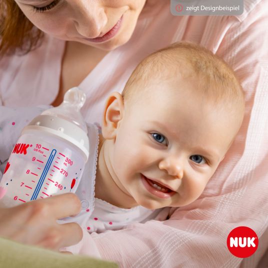 Nuk PA bottle First Choice Plus Temperature Control 150 ml - Silicone Size 1 S - Pink