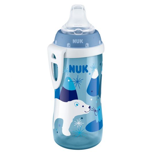 Nuk Bottiglia in PP Active Cup 300 ml - Sigillo e Orso Polare - Blu