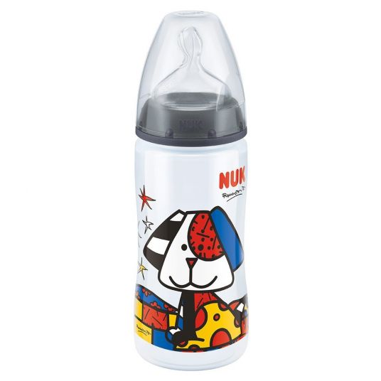 Nuk PP-Flasche First Choice+ 300 ml - Silikon Gr. 2 - Romero Britto