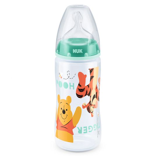 Nuk Bottiglia PP First Choice Plus 300 ml - silicone taglia 2 M - Disney Winnie Pooh - menta