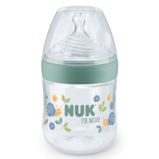 Nuk Bottiglia in PP per Nature 150 ml + tettarella in silicone taglia S - verde
