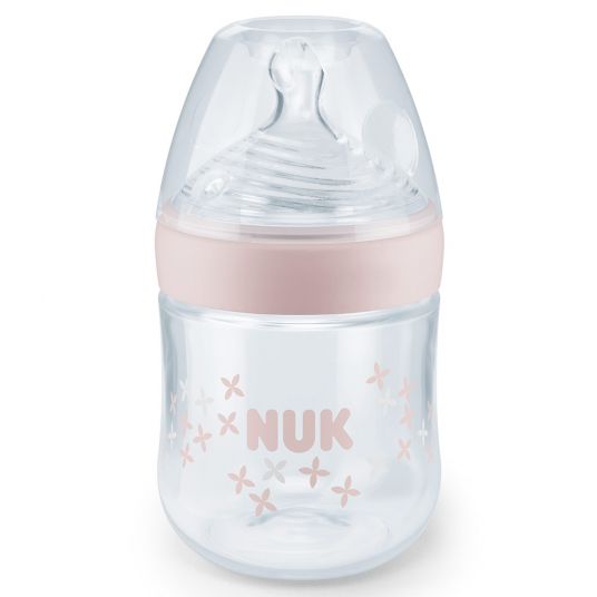 Nuk PP bottle Nature Sense 150 ml - Silicone Size 1 S - Pink