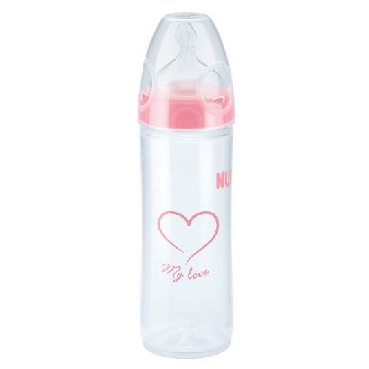 Nuk PP Bottle New Classic 250 ml - Silicone Size 2 - Pink