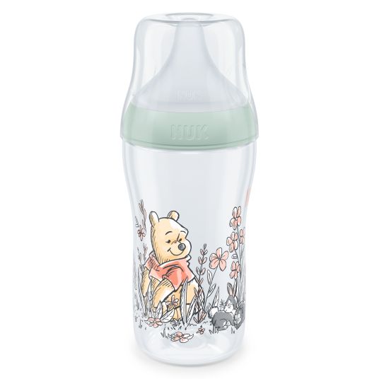 Nuk PP-Flasche Perfect Match 260 ml + Silikon-Sauger Gr. M - Disney Winnie Pooh - Grün