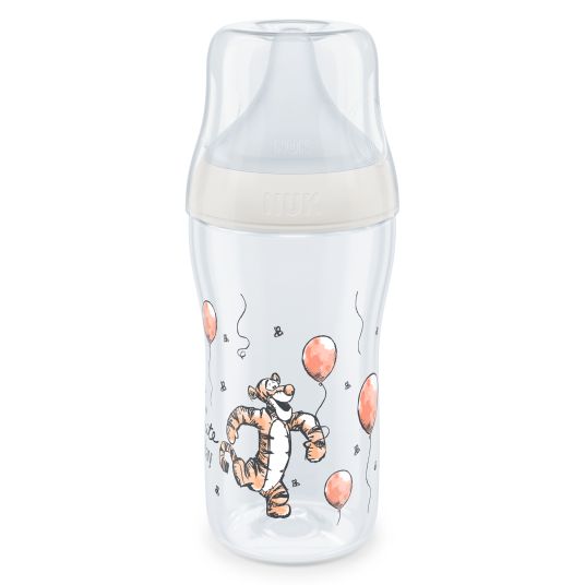 Nuk PP-Flasche Perfect Match 260 ml + Silikon-Sauger Gr. M - Disney Winnie Pooh - Weiß