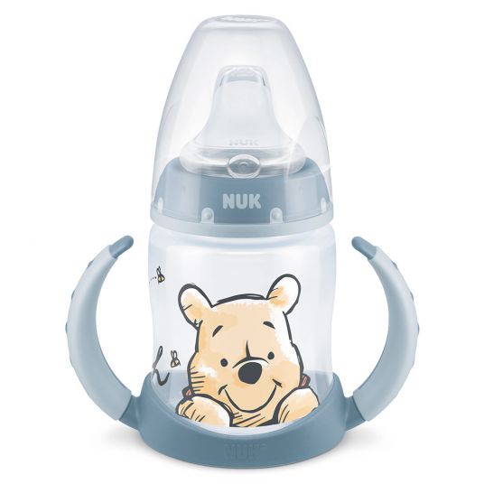 Nuk PP Drinking Bottle First Choice 150 ml - Silicone Spout - Disney Winnie Pooh - Blue
