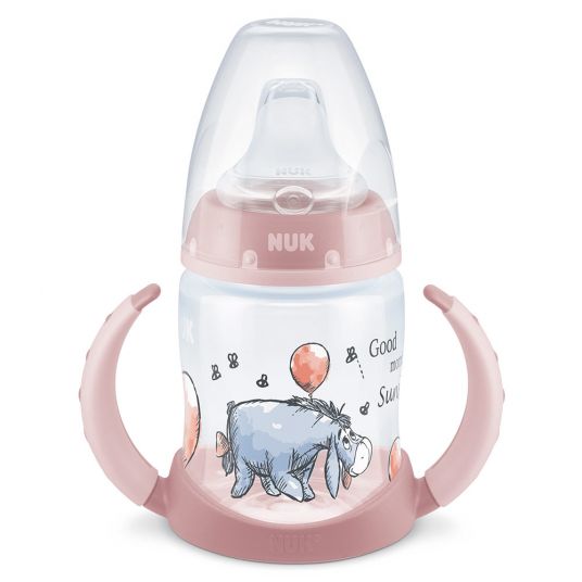 Nuk PP-Trinklernflasche First Choice 150 ml - Silikon-Trinktülle - Disney Winnie Pooh - Rosa