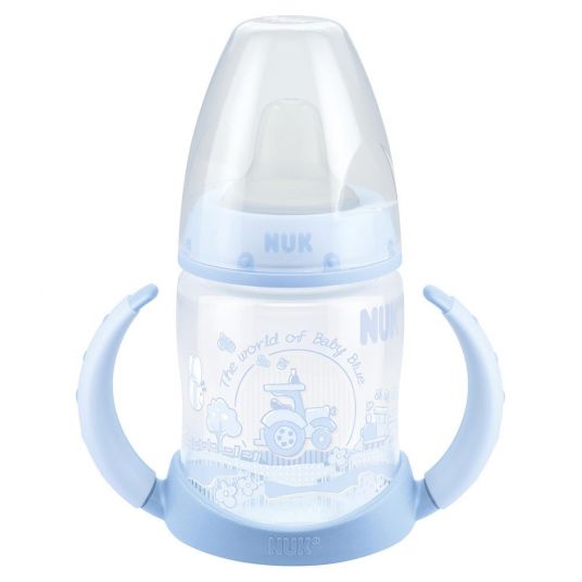 Nuk PP-Trinklernflasche First Choice 150 ml TPE-Trinktülle - Baby Blue
