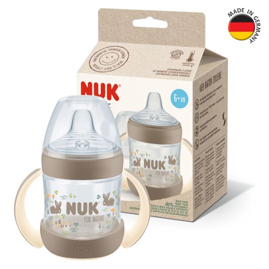 Nuk PP drinking bottle for Nature 150 ml + silicone spout - Beige