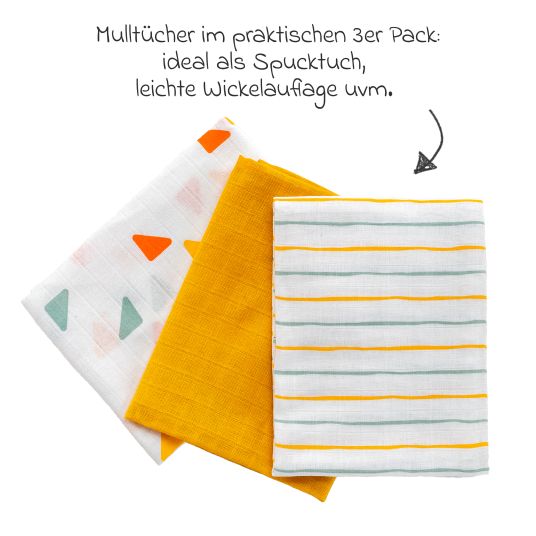 Nuk Premium PP-Flaschen-Set Perfect Match 11-tlg. - 6 Babyflaschen + Flaschenbürste + Milchpulverportionierer + 3 Spucktücher - Regenbogen - Weiß