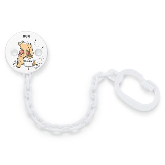 Nuk Pacifier chain - Disney Winnie the Pooh - White or Grey