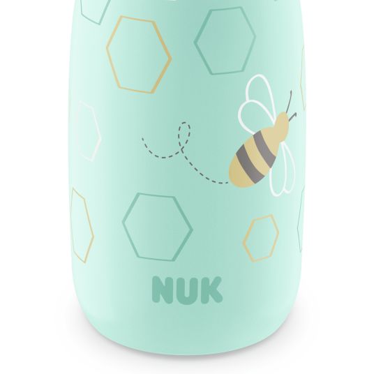 Nuk Trinkflasche Mini-Me Sip Cup - mit bissfestem Trinkaufsatz 300 ml - Biene - Mint