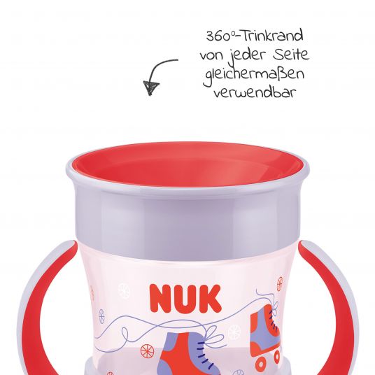 Nuk Trinklern-Becher Evolution Mini Magic Cup 160 ml - Rot