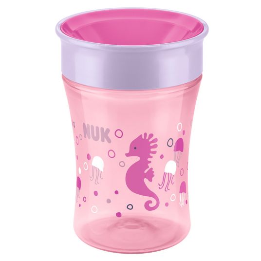 Nuk Drinking cup Magic Cup 230 ml - Seahorse - Pink