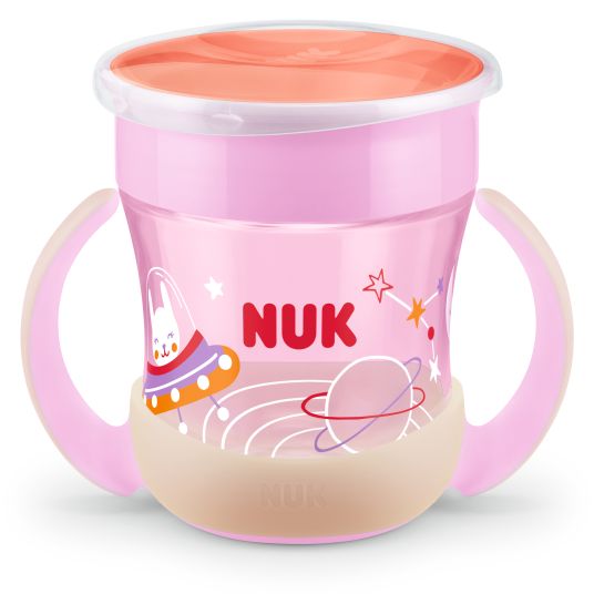 Nuk Trinklern-Becher Mini Magic Cup 160 ml - Glow in the Dark - Rosa