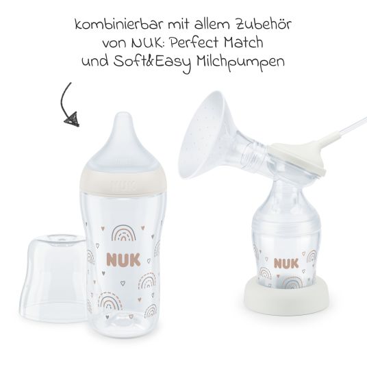 Nuk Teat 2-pack Perfect Match silicone - size M (from 3 months)