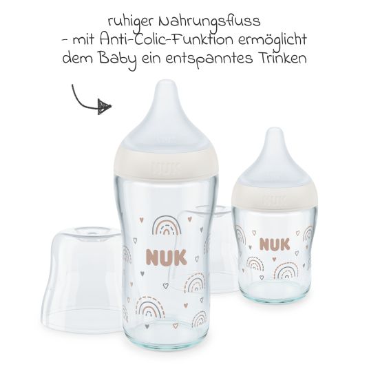 Nuk Sippy cup 2-pack Perfect Match silicone - size S (from birth)
