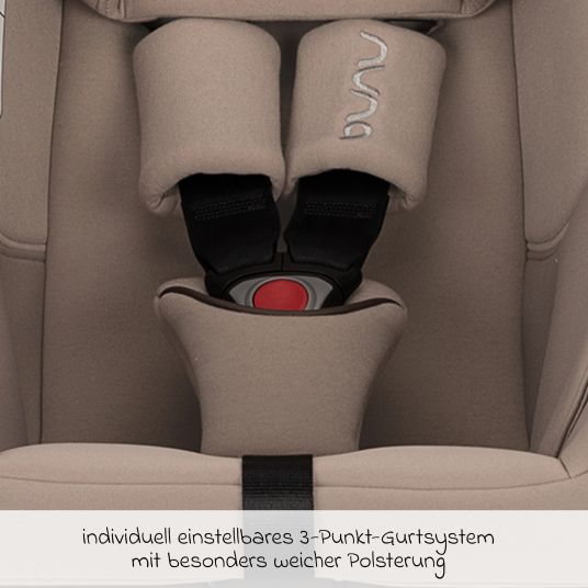 Nuna Babyschale PIPA urbn R 129 ab Geburt bis 13 kg (40 cm - 75 cm) mit Isofix inkl. Sitzverkleinerer & Sonnenverdeck nur 3,3 kg - Cedar