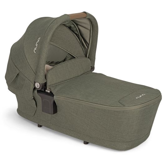 Nuna LYTL foldable carrycot for TRIV next, SWIV, TRVL from birth to 9 months with privacy screen, ventilation window incl. mattress & raincover - Pine