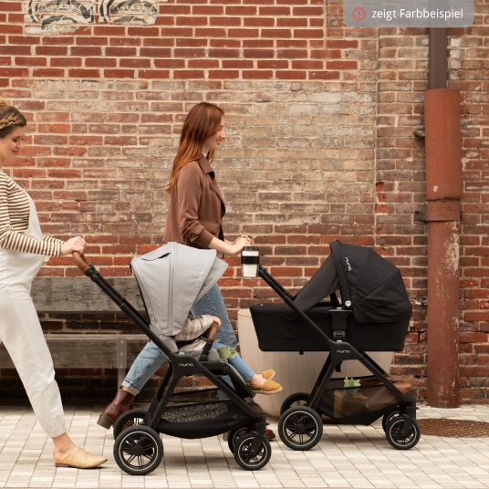 Nuna TRIV next carrycot with mesh window for Triv next baby carriage incl. mattress & raincover - Lagoon
