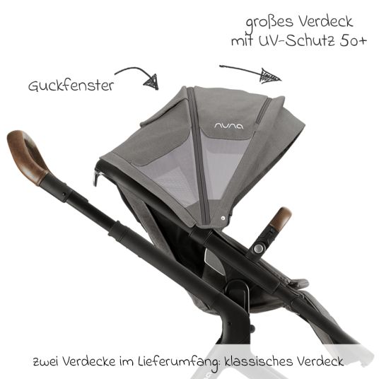 Nuna Buggy & Sportwagen DEMI Grow mit Liegefunktion, umsetzbarer