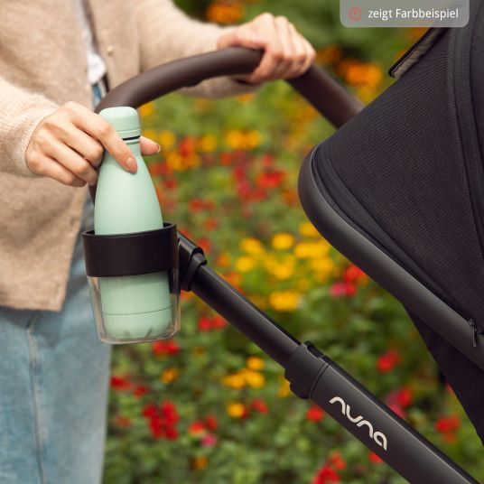 Nuna Buggy & Sportwagen DEMI next bis 22 kg mit magnetischem Gurtverschluss, umsetzbarem Allwettersitz, höhenverstellbarem Schieber, integrierter Sichtschutz inkl. Adapter & Regenschutz - Cedar