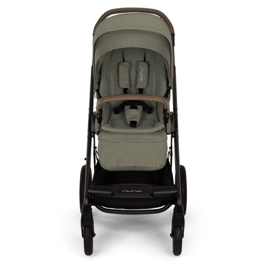 Nuna Buggy & pushchair MIXX next up to 22 kg with magnetic harness fastener, convertible all-weather seat, height-adjustable push bar, integrated privacy screen incl. adapter, knee cover & rain cover - Pine