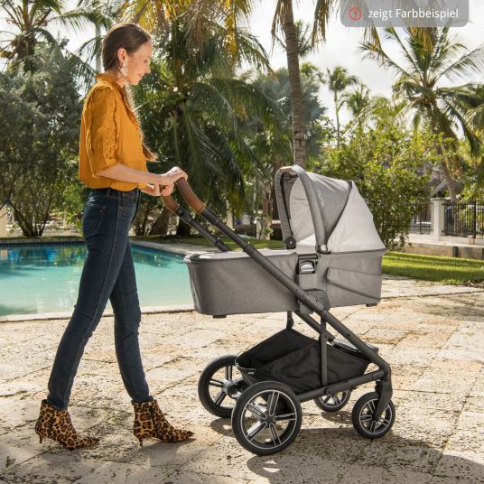 Nuna Buggy & pushchair MIXX next with reclining function, convertible all-weather seat, telescopic pushchair incl. leg cover, adapter & rain cover - Hazelwood