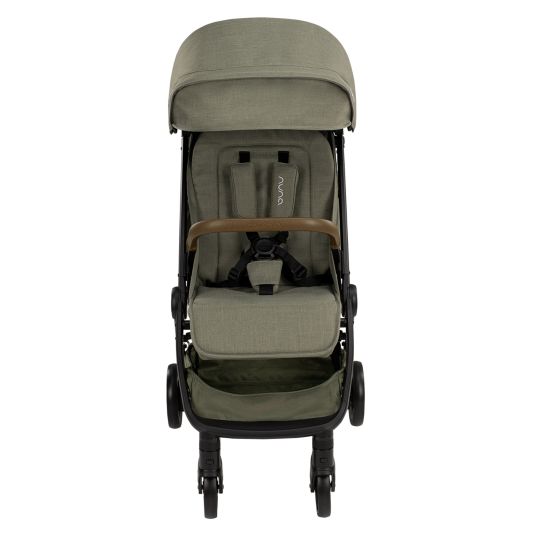 Nuna Buggy & pushchair TRVL Lx up to 22 kg with magnetic belt fastener, automatic folding mechanism incl. rain cover & transport bag - Pine