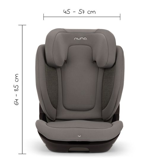 Nuna Child seat AACE Lx i-Size from 3.5 years - 12 years (100 cm - 150 cm) incl. cup holder - Thunder