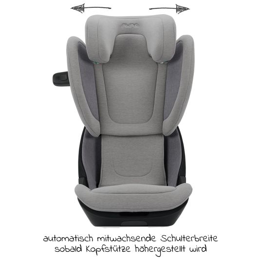 Nuna Child seat AACE LX i-Size from 3.5 years - 12 years (100 cm -150 cm) incl. Isofix - Frost