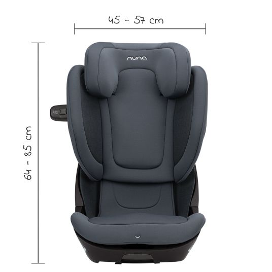 Nuna Child seat AACE LX i-Size from 3.5 years - 12 years (100 cm -150 cm) incl. Isofix - Ocean
