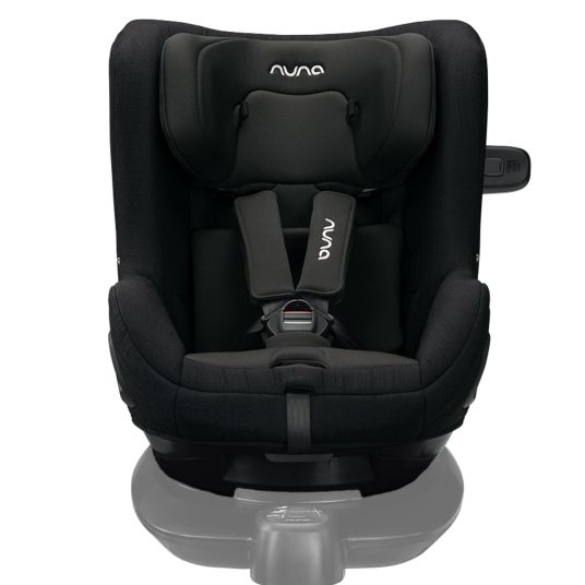 Nuna Reboarder child seat TODL next i-Size 360° rotatable from birth to 4 years (40 cm - 105 cm) incl. seat reducer - Caviar