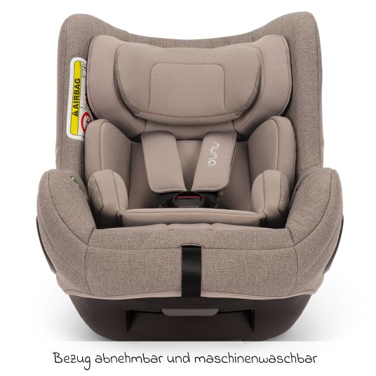 Nuna Reboarder child seat TODL next i-Size 360° rotatable from birth to 4 years (40 cm - 105 cm) incl. seat reducer - Cedar