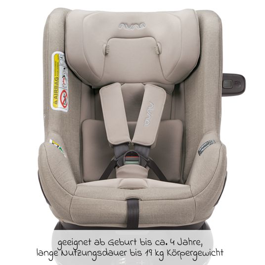 BeSafe Auto-Kindersitz ab Geburt & drehbar mit Neugeborenen Einlage