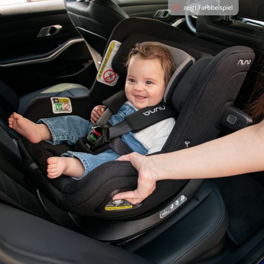 Nuna Reboarder child seat TODL next i-Size from birth - 4 years (40 cm - 105 cm) 360° rotatable - Hazelwood